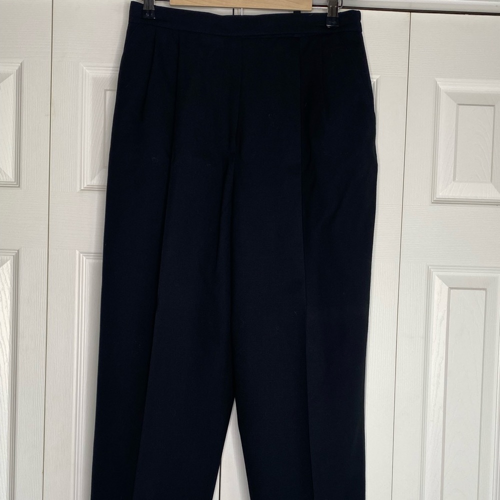 Women's Hawksley & Wight Wool Dress Pants Work Wear 100% Wool w/ Lining Sz 12P